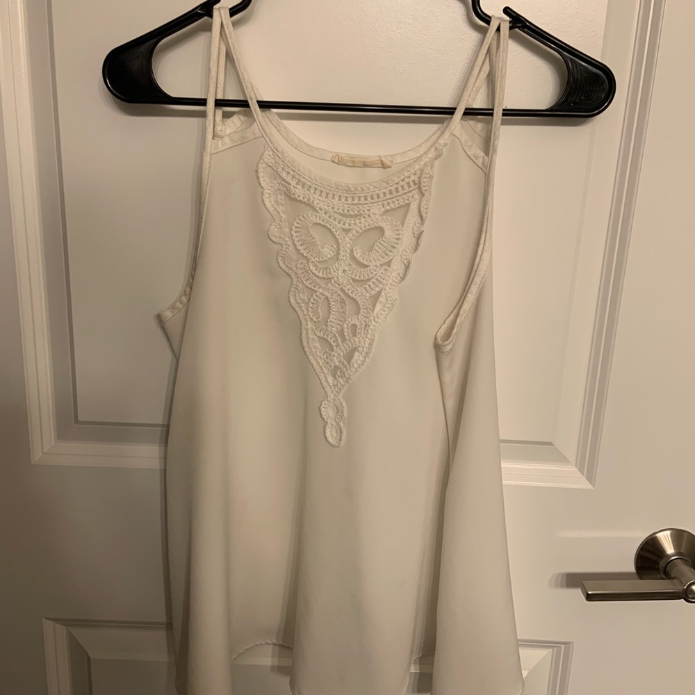 Cross strap tank top
